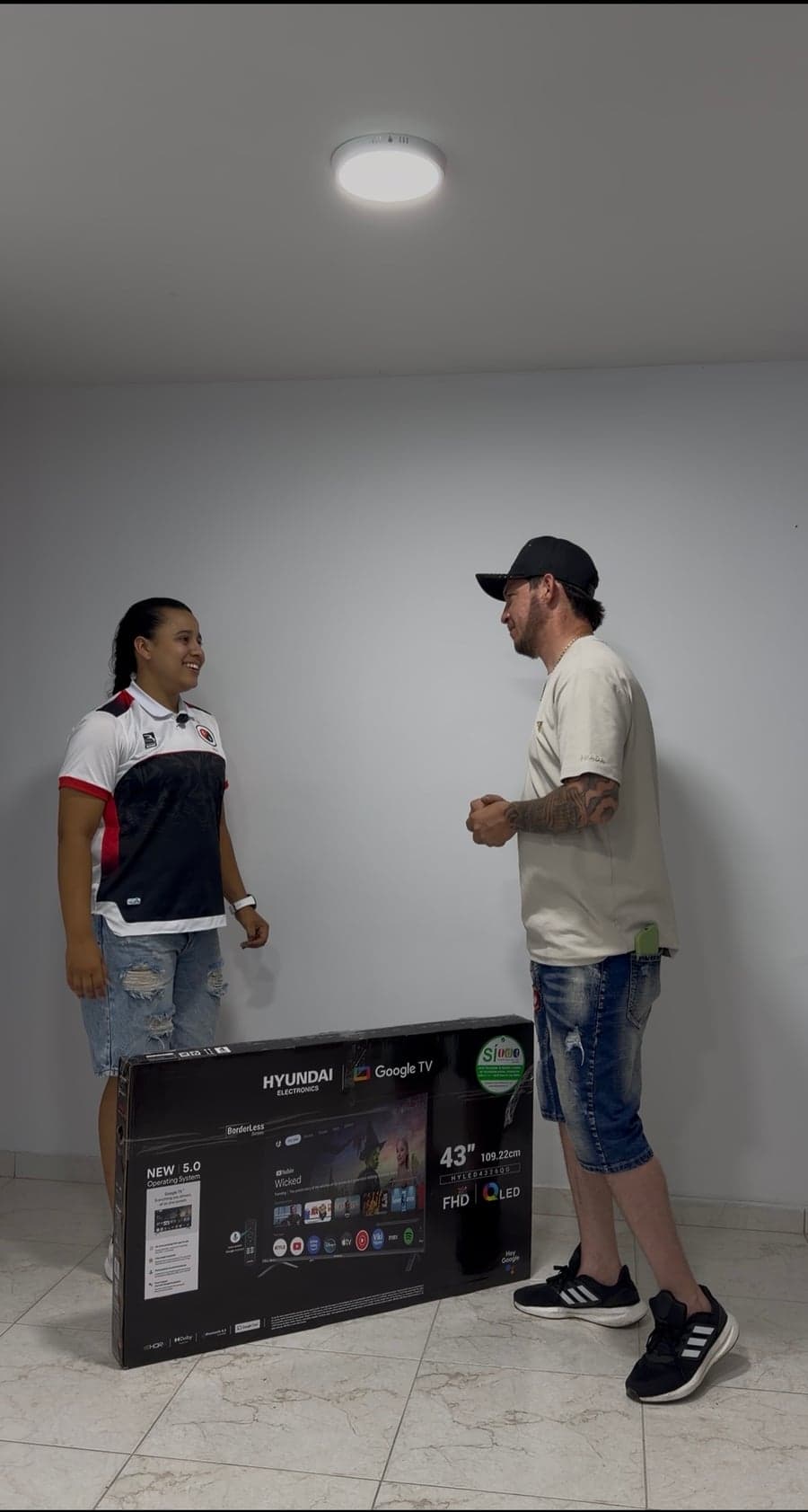 Beneficiados con televisor